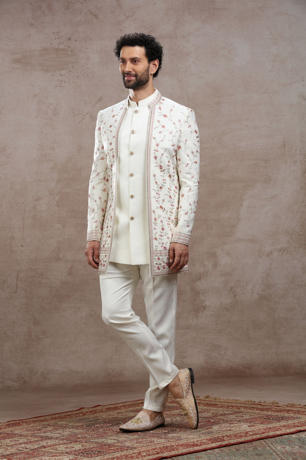 Moonlit Sand Jodhpuri Set 3 pic