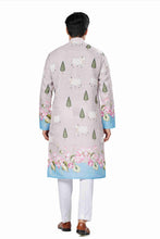 Load image into Gallery viewer, Ajay Arvindbhai Khatri  Animal Print Ethnic Dress Kurta
