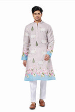 Load image into Gallery viewer, Ajay Arvindbhai Khatri  Animal Print Ethnic Dress Kurta
