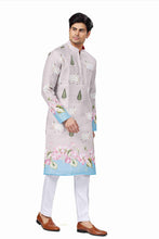 Load image into Gallery viewer, Ajay Arvindbhai Khatri  Animal Print Ethnic Dress Kurta
