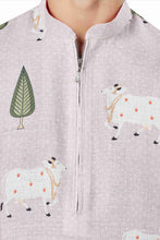 Load image into Gallery viewer, Ajay Arvindbhai Khatri  Animal Print Ethnic Dress Kurta
