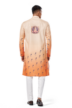 Load image into Gallery viewer, Ajay Arvindbhai Khatri Men&#39;s Cotton Printed Ganpati Kurta
