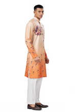 Load image into Gallery viewer, Ajay Arvindbhai Khatri Men&#39;s Cotton Printed Ganpati Kurta
