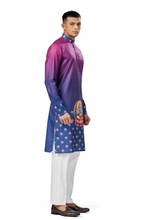 Load image into Gallery viewer, Ajay Arvindbhai Khatri Men&#39;s Cotton Printed Ganpati Kurta
