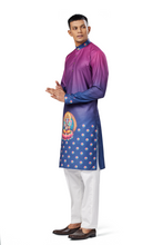 Load image into Gallery viewer, Ajay Arvindbhai Khatri Men&#39;s Cotton Printed Ganpati Kurta
