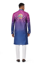 Load image into Gallery viewer, Ajay Arvindbhai Khatri Men&#39;s Cotton Printed Ganpati Kurta
