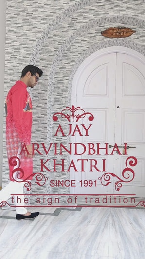 mens navratri printed kurta