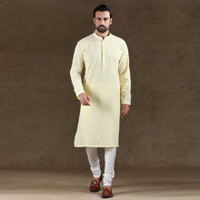 Load image into Gallery viewer, mens embroidered kurta pajama set
