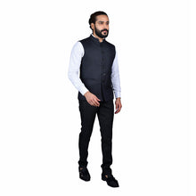Load image into Gallery viewer, mens blue color nehru jacket
