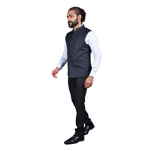 Load image into Gallery viewer, mens blue color nehru jacket

