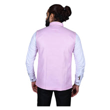 Load image into Gallery viewer, mens pink color nehru jacket
