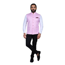 Load image into Gallery viewer, mens pink color nehru jacket
