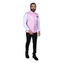 Load image into Gallery viewer, mens pink color nehru jacket
