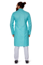 Load image into Gallery viewer, men&#39;s cotton printed firoji colour kurta
