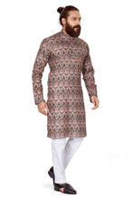 Load image into Gallery viewer, mens cotton printed kurta
