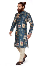 Load image into Gallery viewer, mens printed kurta
