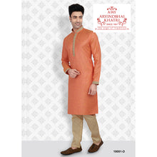Load image into Gallery viewer, mens gajari color kurta pajama set
