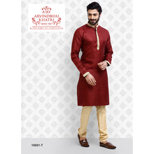 Load image into Gallery viewer, mens maroon color kurta pajama set
