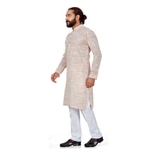 Load image into Gallery viewer, Ajay Arvindbhai Khatri Men&#39;s Kurta Peach Colour
