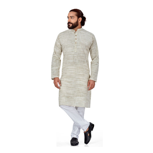 mens pista color kurta