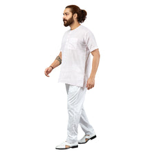 Load image into Gallery viewer, Ajay Arvindbhai Khatri Men&#39;s Pure Cotton round neck pehran Light Pink
