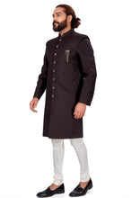 Load image into Gallery viewer, Ajay Arvindbhai Khatri Men&#39;s Indo Western Navabi Brown Color
