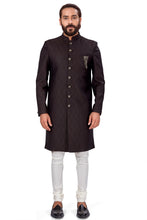 Load image into Gallery viewer, Ajay Arvindbhai Khatri Men&#39;s Indo Western Navabi Brown Color
