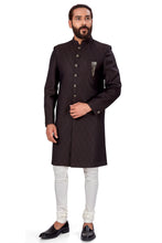 Load image into Gallery viewer, Ajay Arvindbhai Khatri Men&#39;s Indo Western Navabi Brown Color
