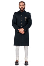 Load image into Gallery viewer, mens green color nawabi dress indowestern
