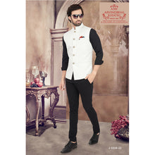 Load image into Gallery viewer, mens off white color nehru jacket modi jacket
