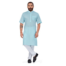 Load image into Gallery viewer, mens firoji color kurta pajama set
