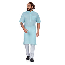 Load image into Gallery viewer, mens firoji color kurta pajama set
