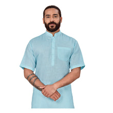 Load image into Gallery viewer, mens firoji color kurta pajama set
