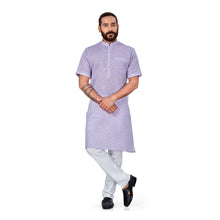 Load image into Gallery viewer, mens purple color kurta pajama set
