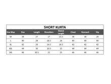 Load image into Gallery viewer, Ajay Arvindbhai Khatri Men&#39;s White Full Sleeve Printed Cotton Short Kurta With Pocket
