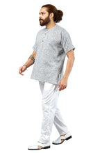 Load image into Gallery viewer, Ajay Arvindbhai Khatri Men&#39;s Pure Cotton round neck pehran Grey
