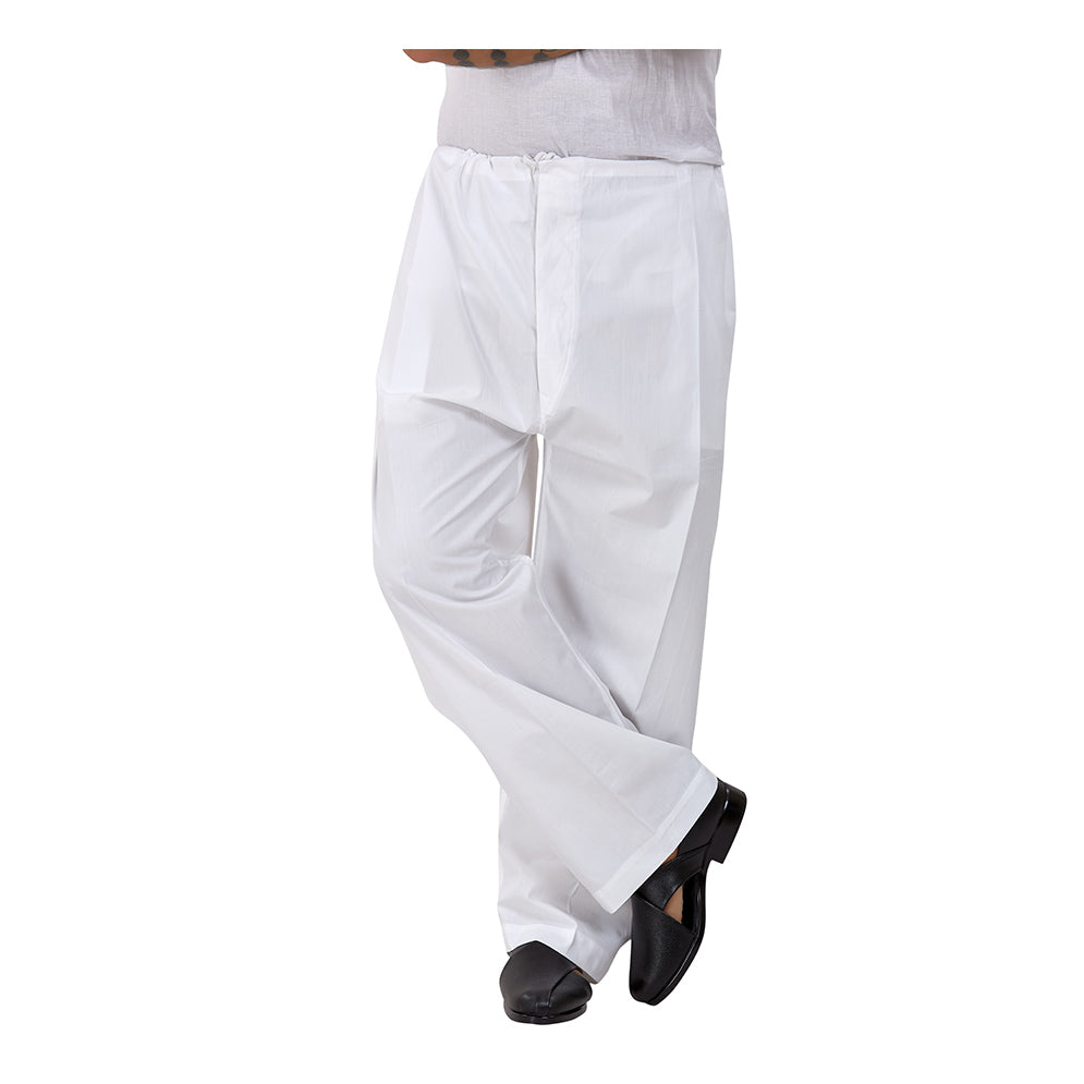 Ajay Arvindbhai Khatri Men's Pure Cotton Regular Pyjama white Colour
